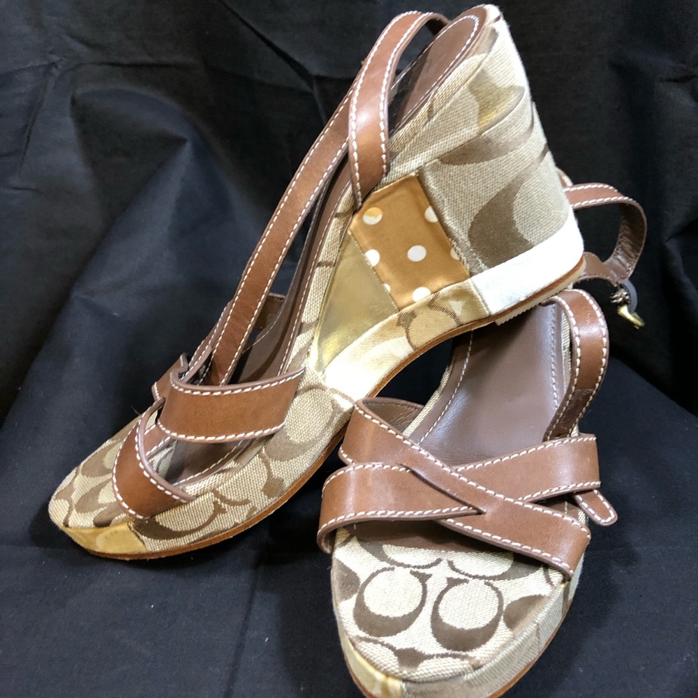 Coach Patchwork Wedges